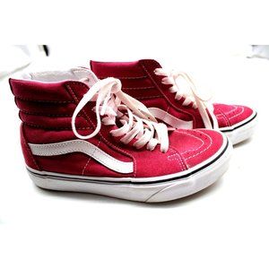 Van's Off The Wall Cerise Dark Pink Sk8 Hi-Top M's 4 W's 5.5 Sizes Skate Shoes